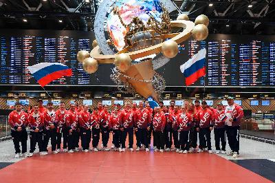 Сборная юниоров в новой форме с национальной символикой!