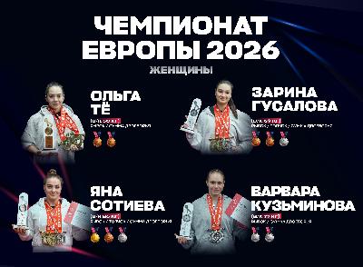 Мы вернулись: наши девушки завоевали 10 медалей чемпионата Европы